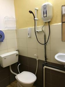 Koupelna v ubytování Rasa Motel
