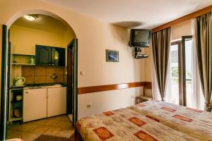 Кухня или мини-кухня в Apartments Maslina

