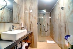 Koupelna v ubytování Hotel Skradinski Buk
