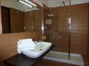 Koupelna v ubytování EH Suites Rome Airport Euro House Hotels