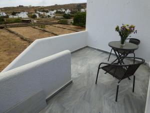 A balcony or terrace at Nesaea Studio