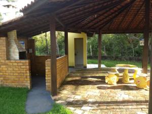 Porto dos Lencóis - Chalé Tipo Apartamento外面的花园
