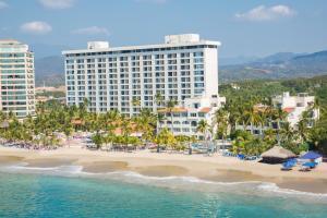 an aerial view of a hotel and a beach at Barceló Ixtapa - All Inclusive in Ixtapa