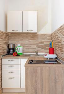 Kuchyň nebo kuchyňský kout v ubytování Apartments Elica