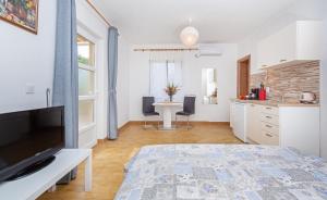 TV a/nebo společenská místnost v ubytování Apartments Elica