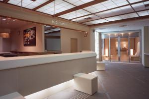 The lobby or reception area at Hotel Plaza Annex Yokote