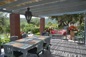 A garden outside West Crete Chania - Villa Europa