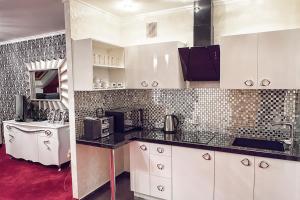Kuchyň nebo kuchyňský kout v ubytování Hotel Lord Dębica