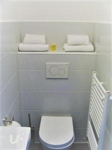 Ein Badezimmer in der Unterkunft Birkeneck