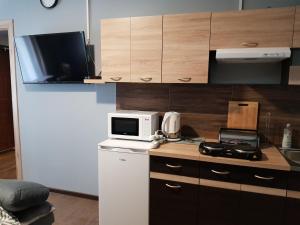 Kuchyňa alebo kuchynka v ubytovaní Apartamenty u Bodzia