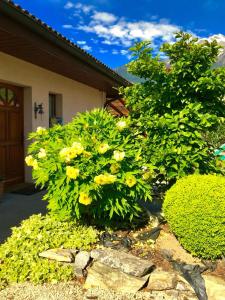 Zahrada ubytování B&B à la Madeleine