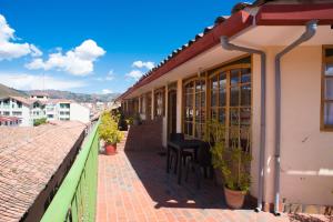 En balkong eller terrasse på Hotel Prisma Cusco