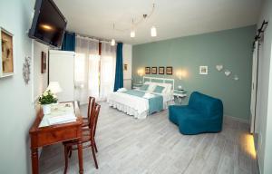 Postel nebo postele na pokoji v ubytování Casa Minna - De Vivo Realty Sant'Agnello