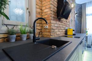 Kuchyňa alebo kuchynka v ubytovaní Viktoria Luxury Apartment