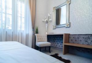 Posteľ alebo postele v izbe v ubytovaní Viktoria Luxury Apartment