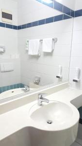 Koupelna v ubytování Landhotel Jagdhof