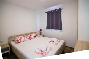 Postel nebo postele na pokoji v ubytování Luxury Mobile Homes Liza