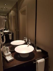 Koupelna v ubytování Hotel Resort Posta De Juarez