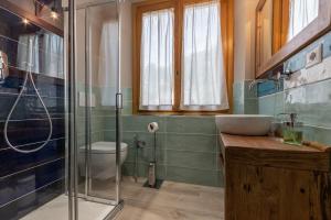 Koupelna v ubytování B&B L'Eroico