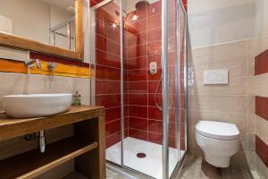 Koupelna v ubytování B&B L'Eroico