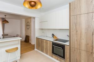 Kuchyň nebo kuchyňský kout v ubytování Perla Apartmani Split