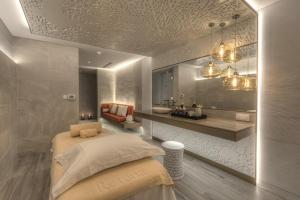 Posezení v ubytování Al Bandar Arjaan by Rotana – Dubai Creek