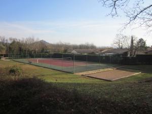 ヴィドーバンにあるLe clos des Vignesの野原中のテニスコート