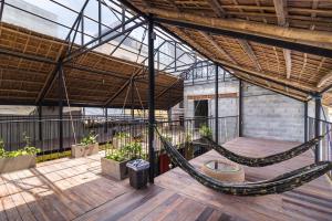 Balkón nebo terasa v ubytování Rom Casa Hostel Da Nang