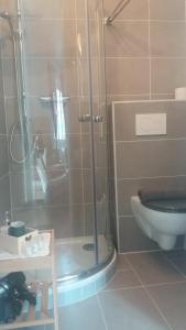 Koupelna v ubytování Haus Sabine + 14 fotografií