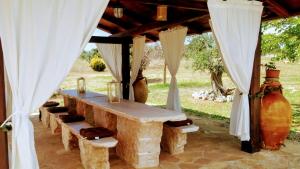 Zahrada ubytování Masseria Peppeturro
