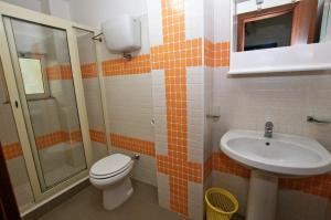 Vonios kambarys apgyvendinimo įstaigoje Case Vacanze " Mare Grande" Tropea