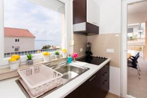 Küche/Küchenzeile in der Unterkunft Apartment Jusepe