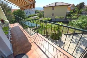 Balkón nebo terasa v ubytování Apartments Hana