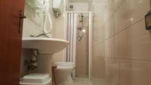Koupelna v ubytování Hotel Il Vulcano