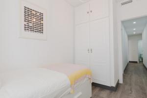 Posteľ alebo postele v izbe v ubytovaní Hola Málaga Premium Centro