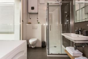 Koupelna v ubytování Perla Apartmani Split