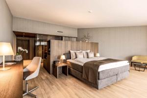 Postel nebo postele na pokoji v ubytování Gasthaus Badhof - Golfhotel