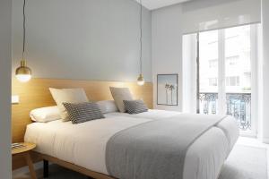 Posteľ alebo postele v izbe v ubytovaní Bilbao Plaza by FeelFree Rentals