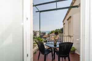 Balkón alebo terasa v ubytovaní Apartment Entre les jardins
