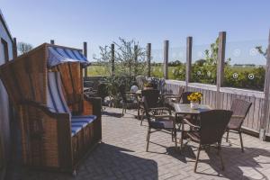 Balkón nebo terasa v ubytování Garni Hotel & Appartements Nordstrand
