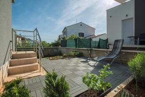 Zahrada ubytování Apartments Elviana