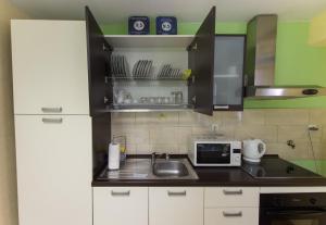 Kuchyňa alebo kuchynka v ubytovaní Apartment Skeja
