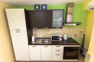 Kuchyňa alebo kuchynka v ubytovaní Apartment Skeja