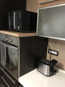 Kuchyň nebo kuchyňský kout v ubytování Ema Home