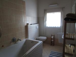 Koupelna v ubytování B&B Sibi