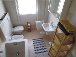 Koupelna v ubytování B&B Sibi