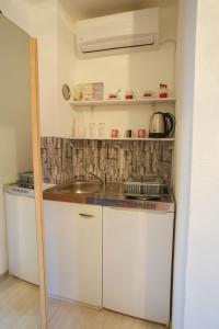 Kuchyň nebo kuchyňský kout v ubytování Guesthouse Adi