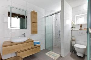 Koupelna v ubytování Capri House
