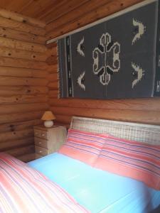 Giường trong phòng chung tại Franca Chalet