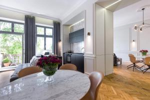 TV a/nebo společenská místnost v ubytování apartament PAULOVE